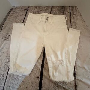 American Eagle Outfitters Women's White Jeans